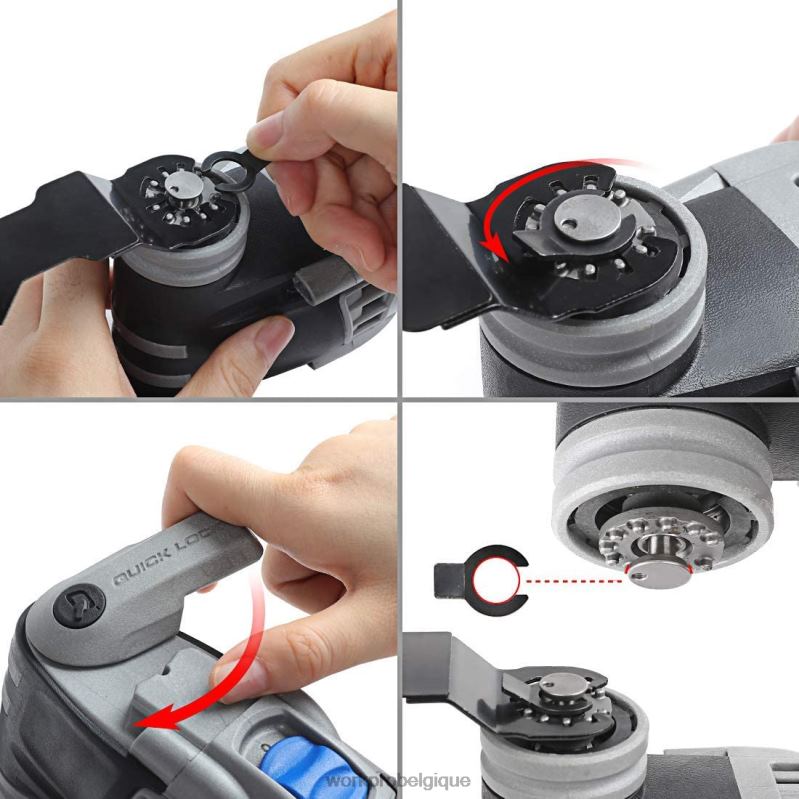 WORKPROEnsemble de 23 lames de scie oscillantes métal/bois N4DL194 outil