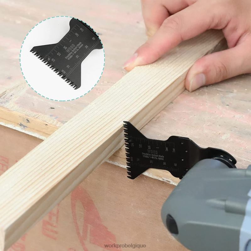 WORKPROEnsemble de 23 lames de scie oscillantes métal/bois N4DL194 outil