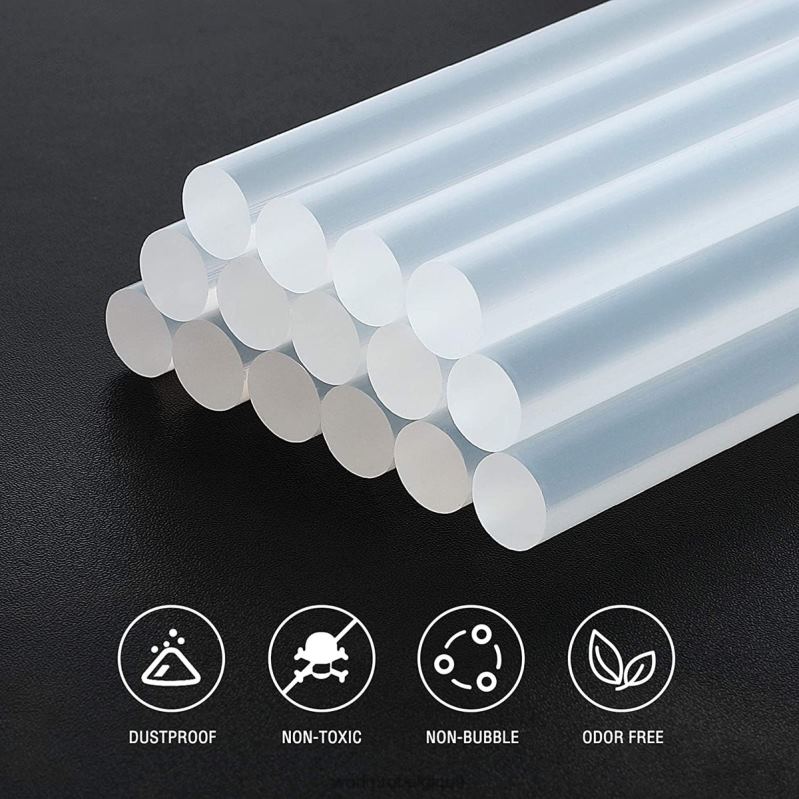 WORKPROPaquet de 100 bâtons de colle chaude pleine grandeur compatibles avec la plupart des pistolets à colle N4DL196 outil