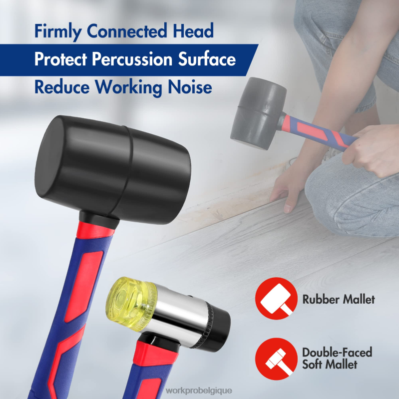 WORKPROJeu de marteaux 5 pièces N4DL136 outil