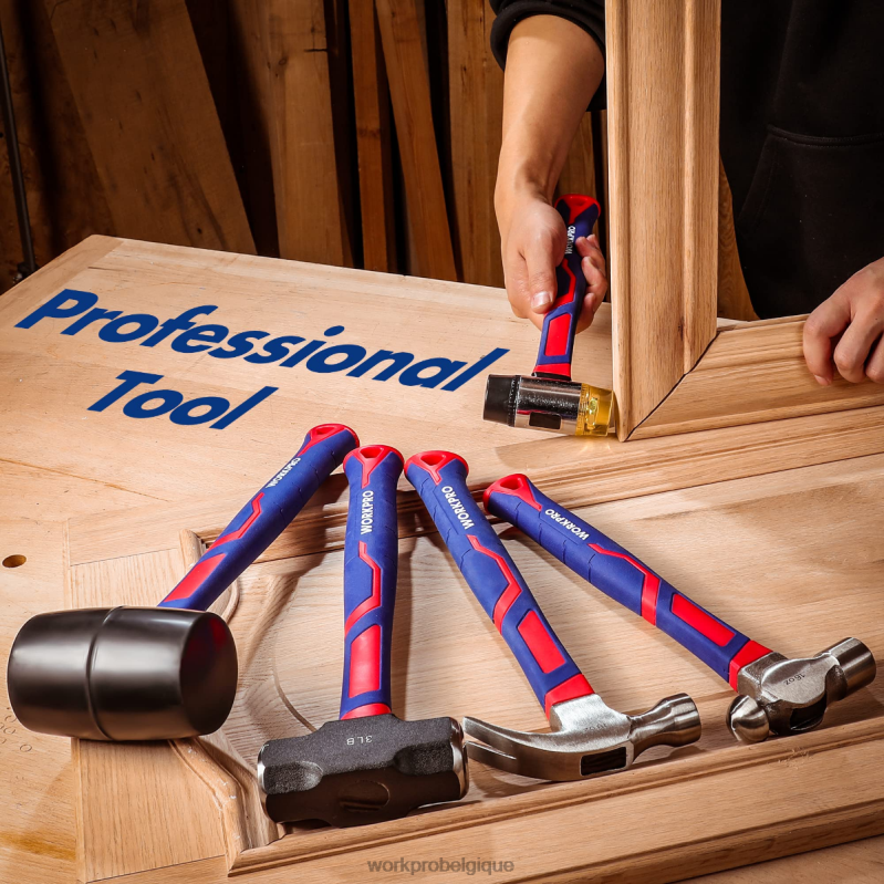 WORKPROJeu de marteaux 5 pièces N4DL136 outil