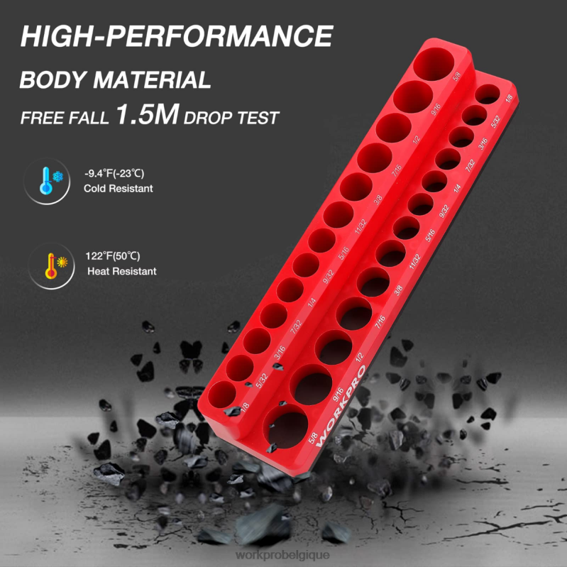 WORKPROensemble organisateur de prises magnétiques N4DL131 outil