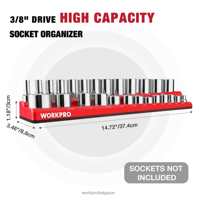 WORKPROensemble organisateur de prises magnétiques N4DL131 outil