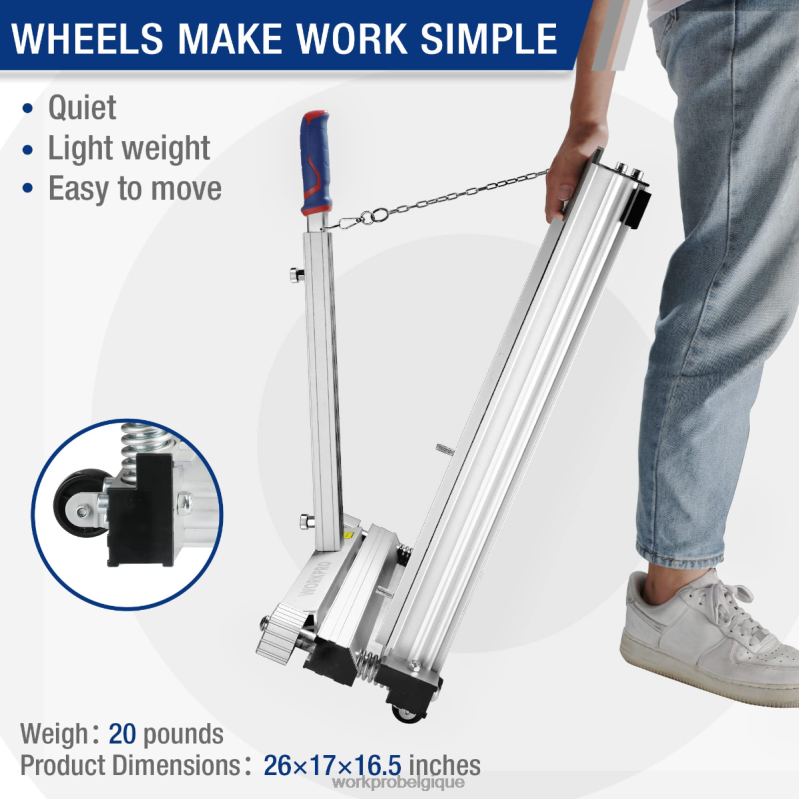 WORKPROcoupeur de sol en vinyle stratifié N4DL159 outil