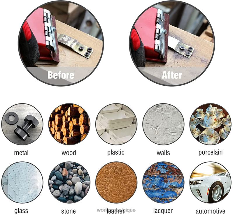 WORKPRO24 paquets de papier de verre grain 80-600 assortis avec support N4DL150 outil