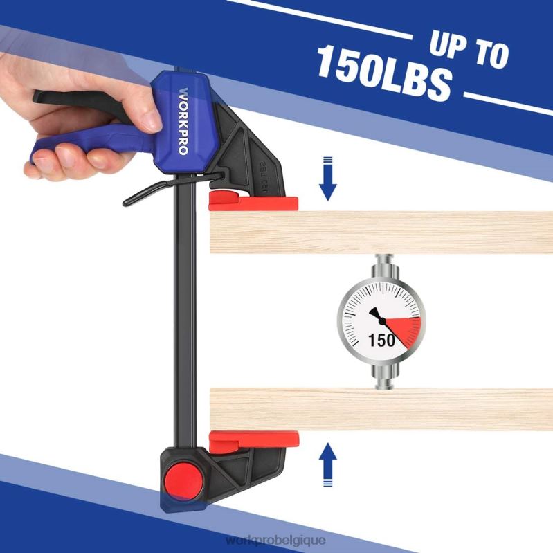 WORKPRO6 pinces à barre pour le travail du bois N4DL115 outil