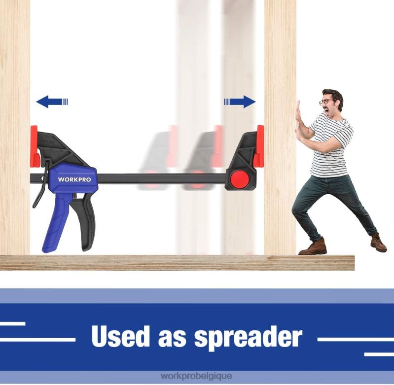 WORKPRO6 pinces à barre pour le travail du bois N4DL115 outil
