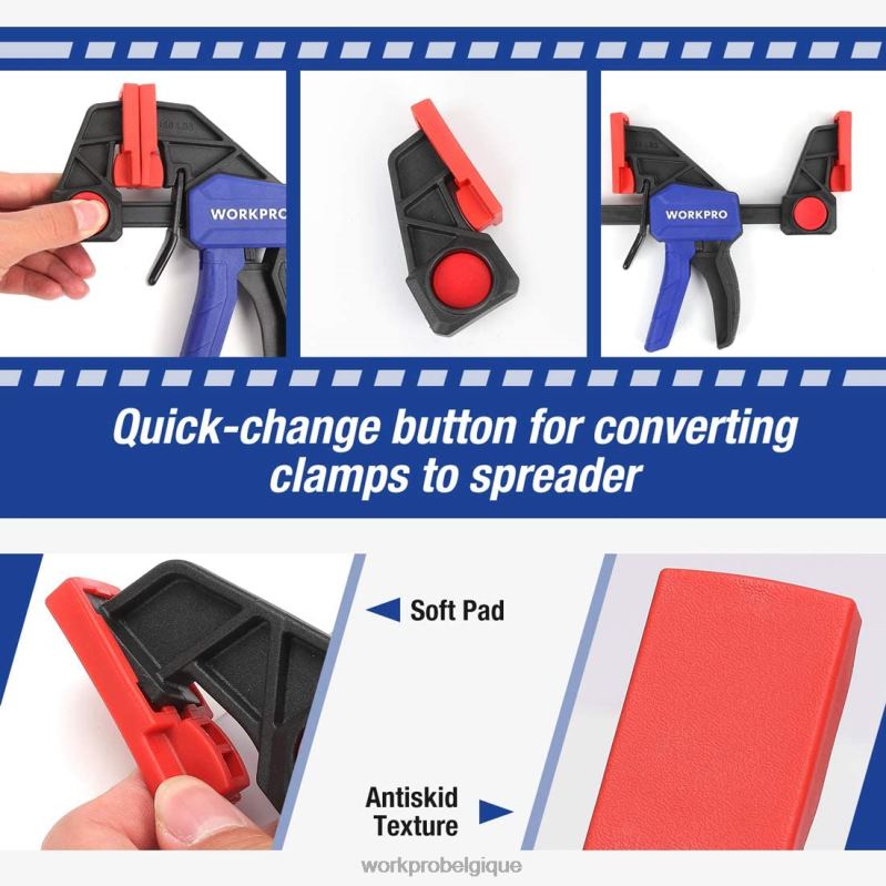WORKPRO6 pinces à barre pour le travail du bois N4DL115 outil