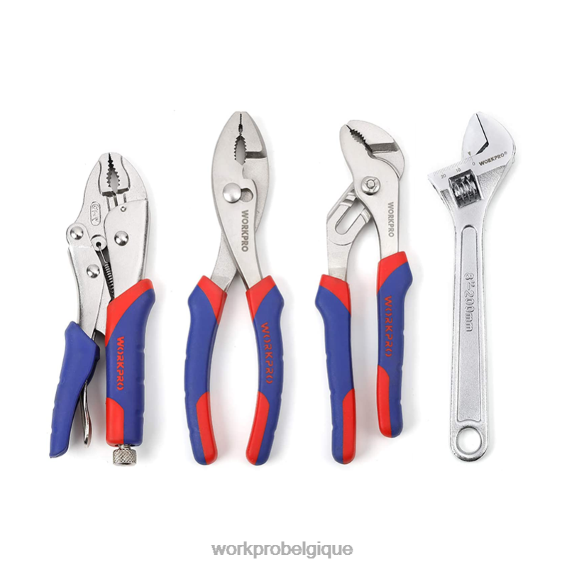 WORKPROKit d'outils d'entretien domestique, jeu de pinces 4 pièces N4DL79 outil