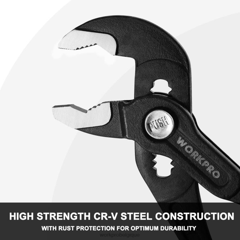 WORKPROpince à joints rainurés avec prise confortable N4DL71 outil