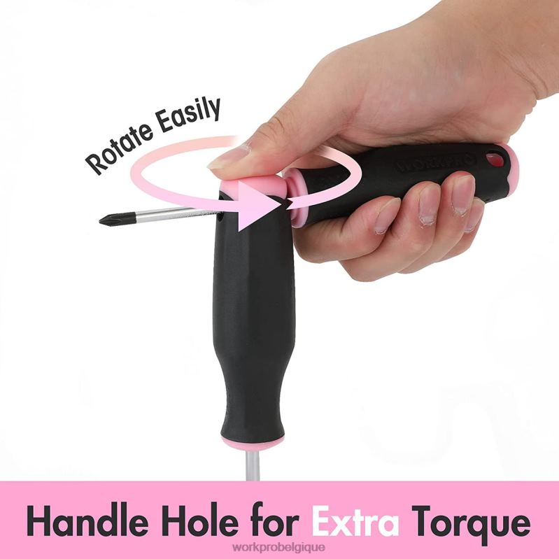 WORKPROJeu de 6 tournevis magnétiques N4DL244 outil