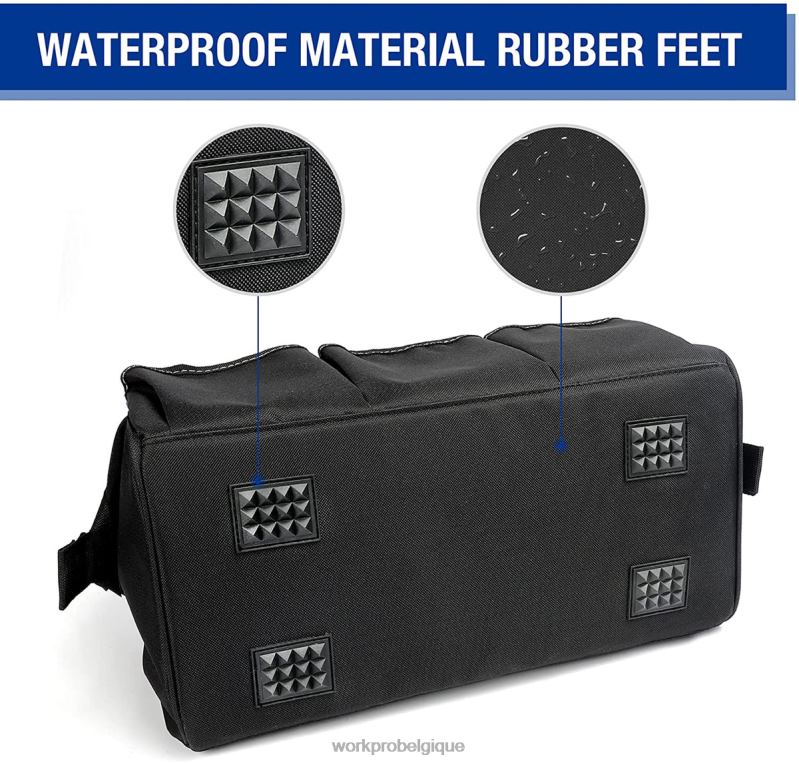 WORKPROSac à outils de rangement à ouverture large et fermé de 18 pouces avec bandoulière réglable N4DL27 stockage