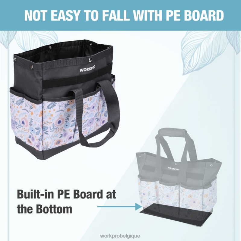 WORKPROsac à outils de jardin avec 9 poches N4DL286 stockage