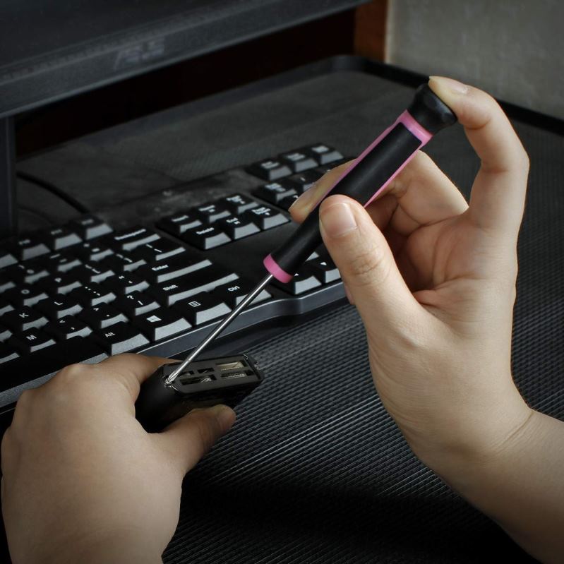 WORKPROEnsemble d'outils de réparation pour la maison des femmes, 106 pièces, avec sac de rangement à large ouverture N4DL245 outil