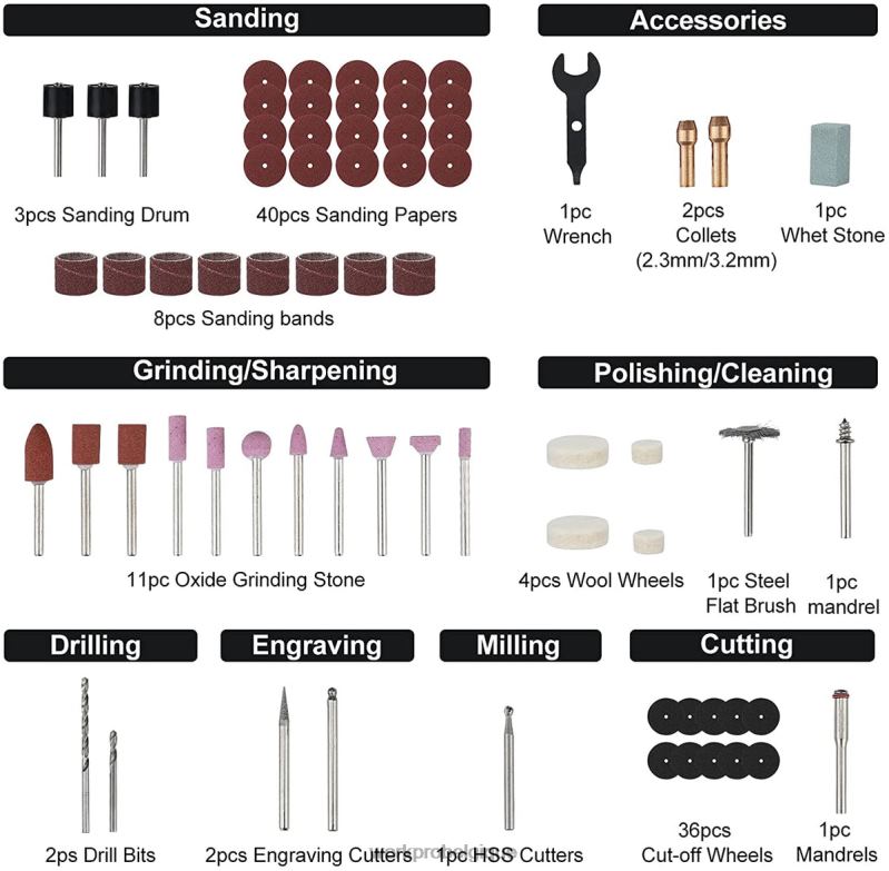 WORKPROKit d'outils rotatifs sans fil 12 V pour le bricolage et le bricolage N4DL226 outil