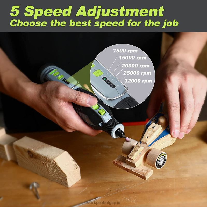 WORKPROKit d'outils rotatifs sans fil 12 V pour le bricolage et le bricolage N4DL226 outil